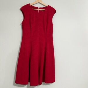 Danny and Nicole Red Lace Sleeveless Mini Dress
